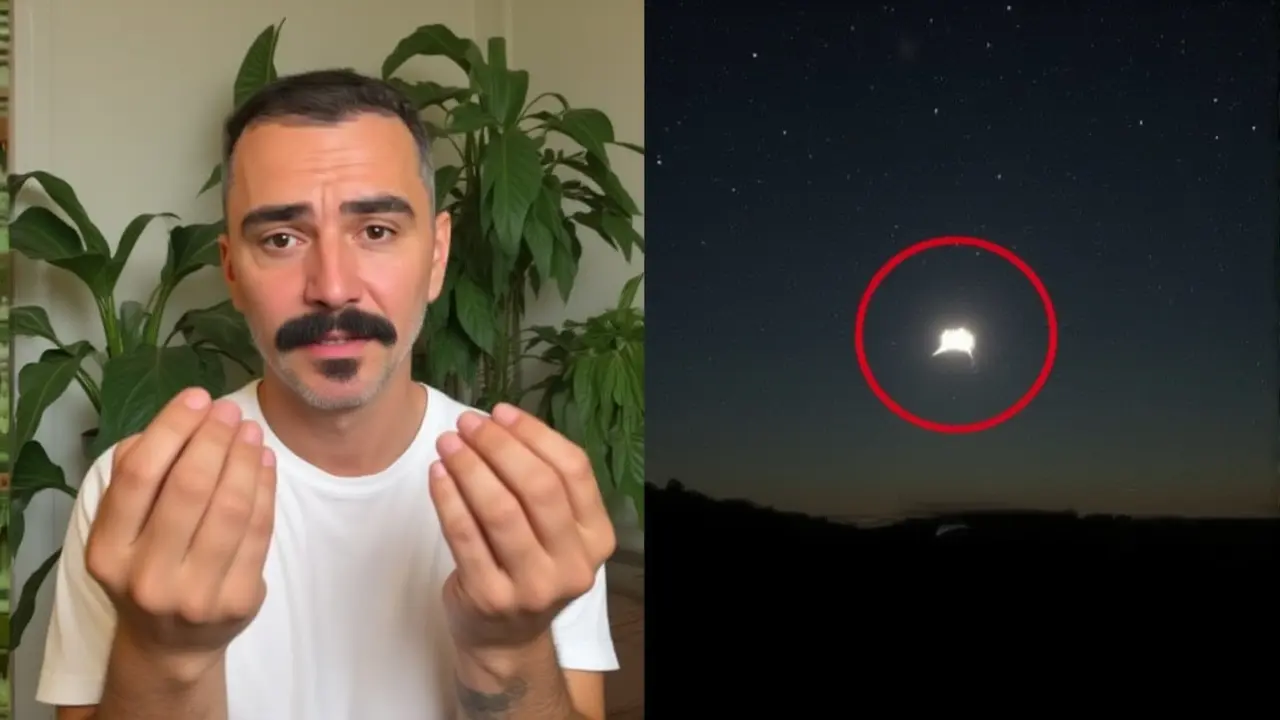 Influenciador grava suposto OVNI no Paraná e viraliza